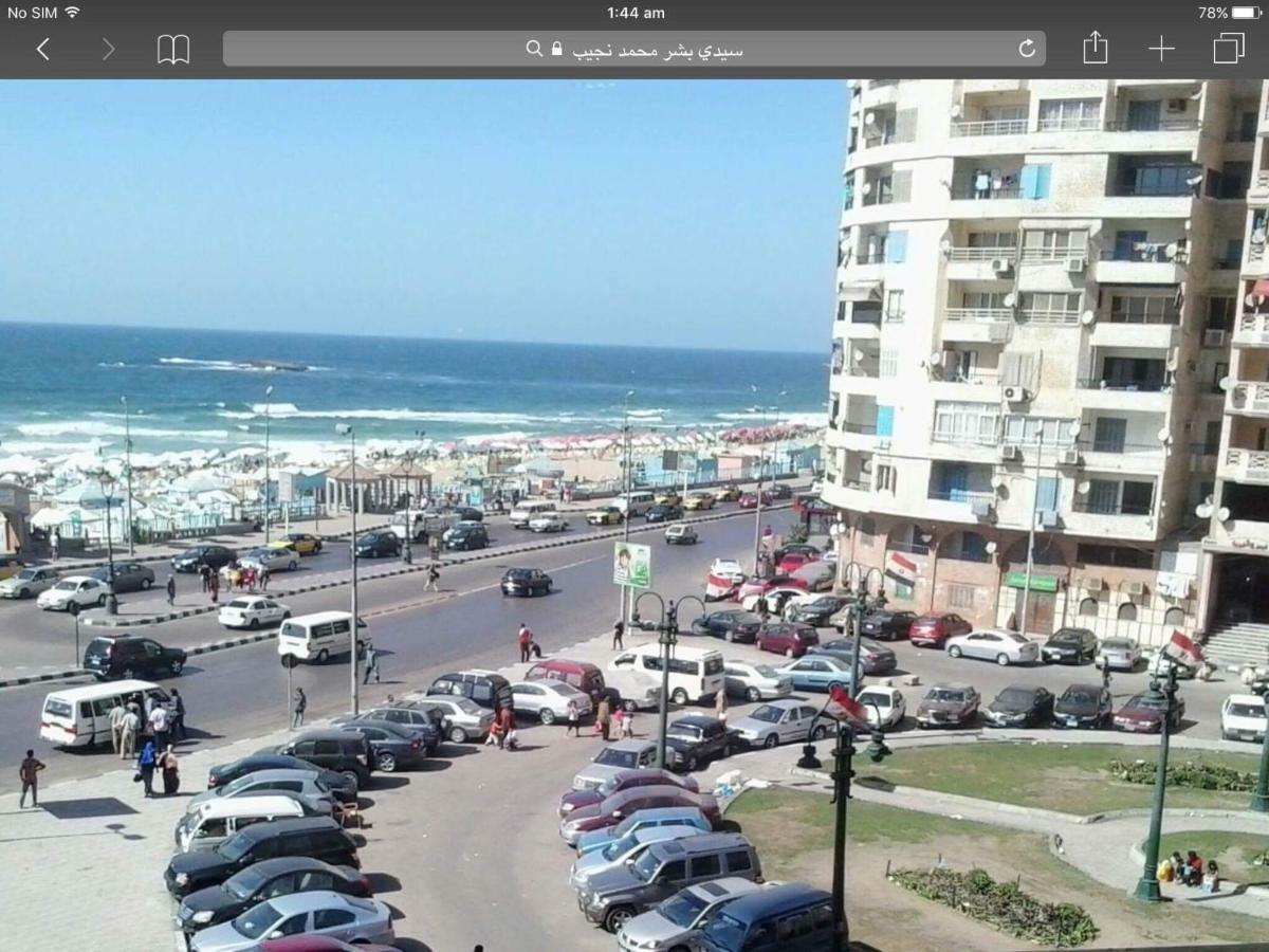 Cozy New 2 Bd Amazing Beach View Next To Hilton Hotel Family Only !العائلات فقط İskenderiye Dış mekan fotoğraf